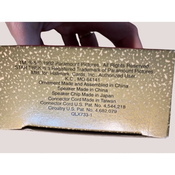 Star Trek U.S.S. Enterprise NCC-1701/7 Galileo Spacecraft Ornament 1992 Hallmark - Picture 4 of 12